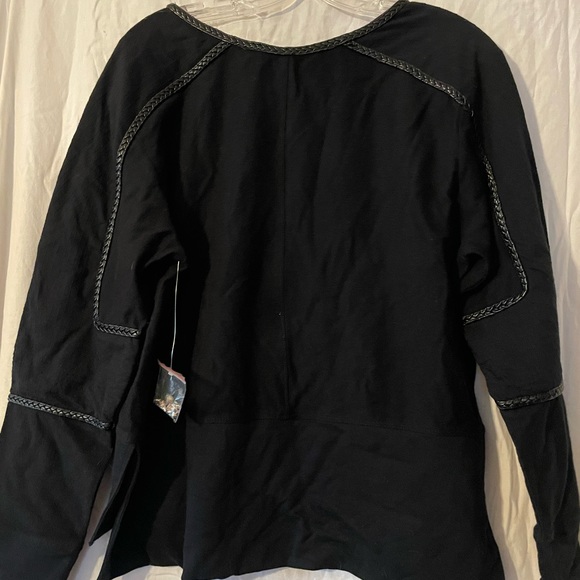 Free People/ New Romantics collab Beaded top- M , NWT - Picture 4 of 4